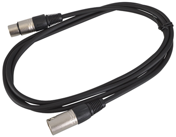 XLR Male to XLR Female Patch Lead 3 Pin Balanced Choice of Length